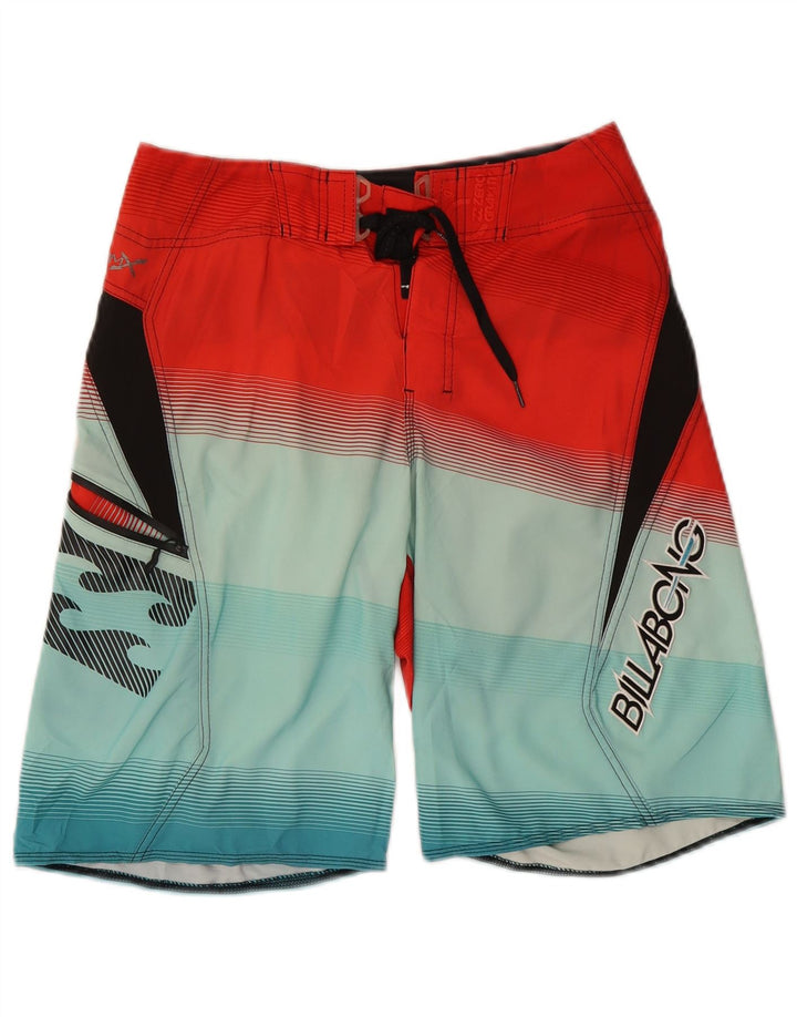 Shorts de natação masculino BILLABONG gráfico pequeno poliéster colorido vermelho