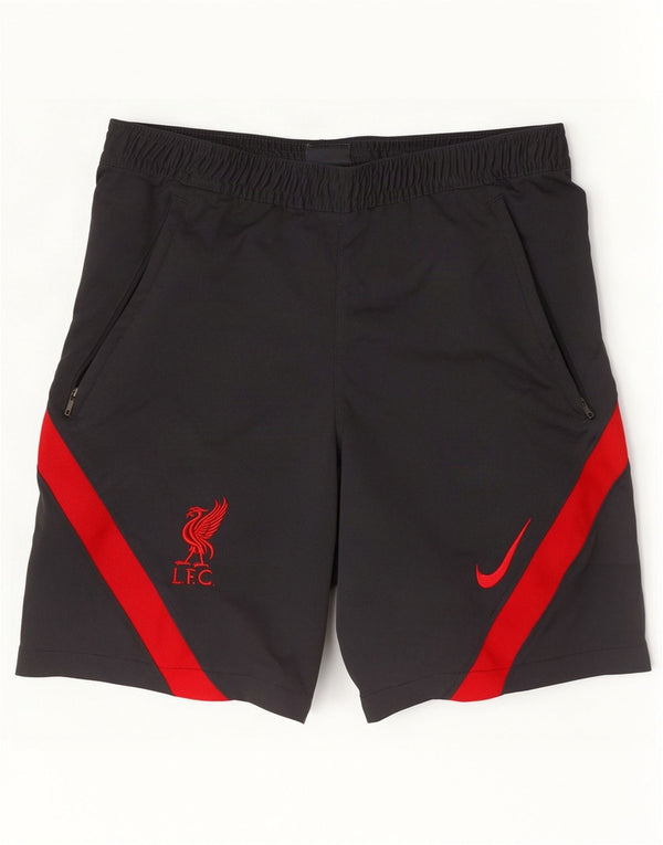 Nike Mens Liverpool Sport Shorts Small Grey Colourblock Polyester