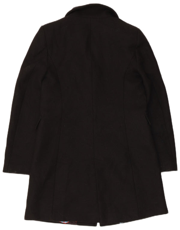 Sobretudo feminino Zara UK 6 XS lã preta
