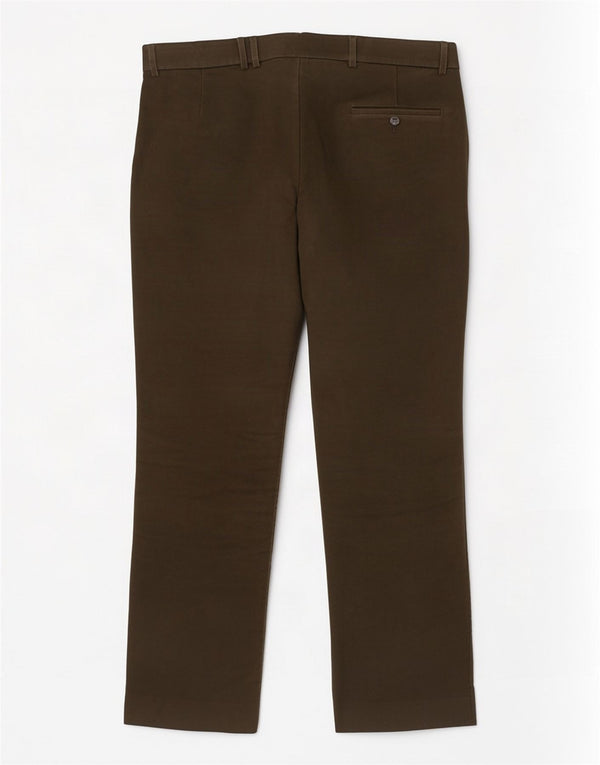 Calça masculina Barbour Straight Suit W36 L31 algodão cáqui