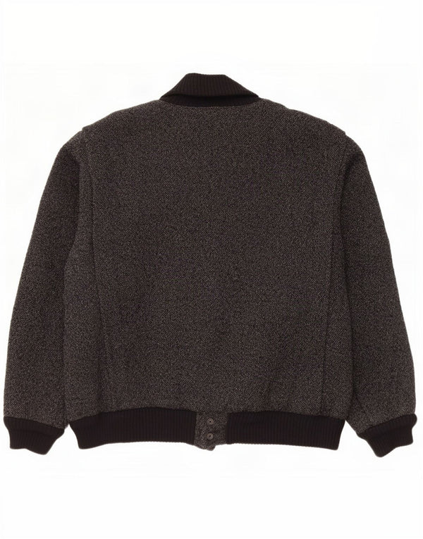 Jaqueta bomber masculina vintage UK 40 grande preta