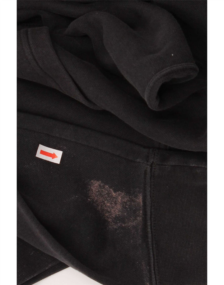 Nike Mens Hoodie Jumper Médio Algodão Preto