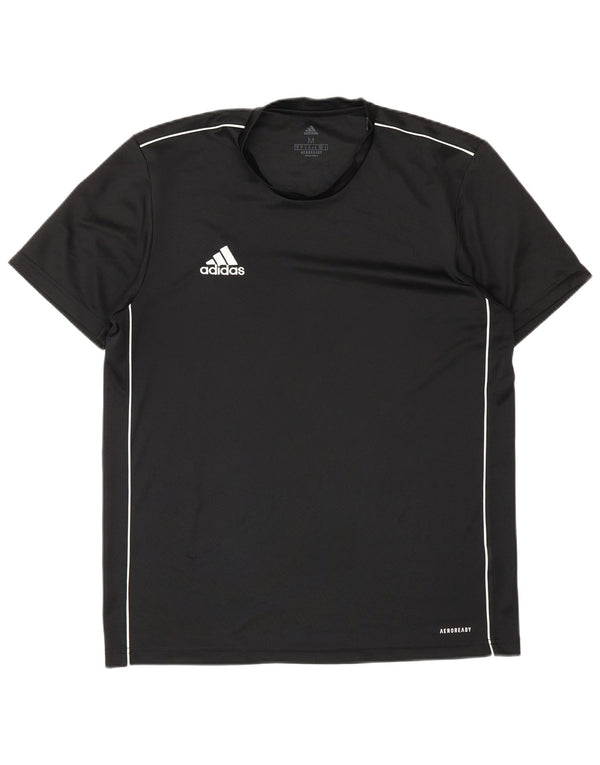 Adidas Mens Aeroready Camiseta Top Médio Preto
