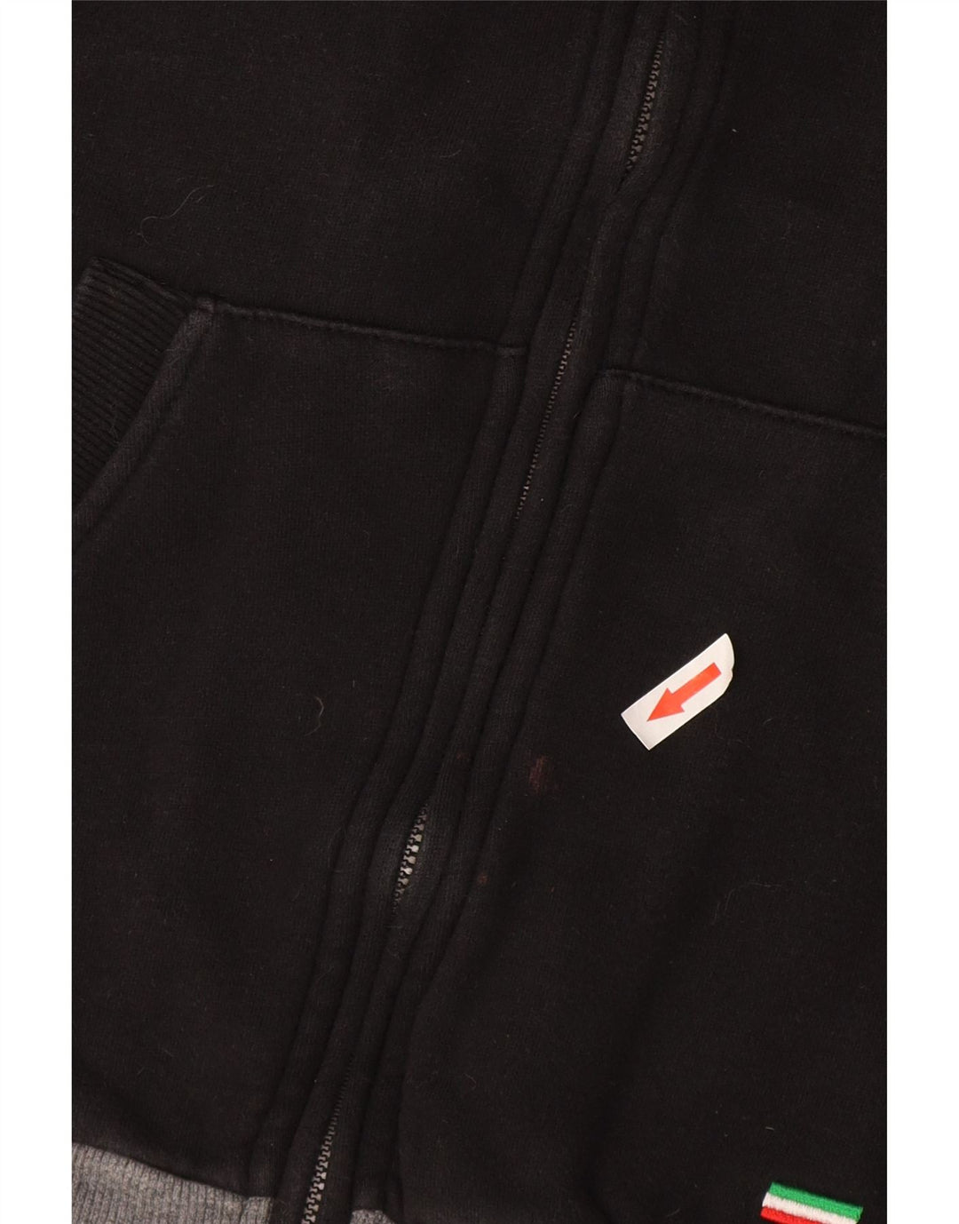 Lotto Womens Tracksuit Top Jacket UK 14 Médio Preto Colourblock Algodão