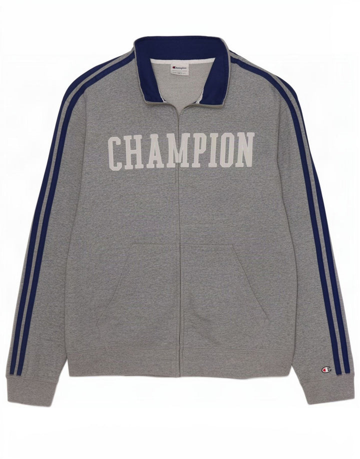Jaqueta masculina Champion Graphic Tracksuit XL cinza
