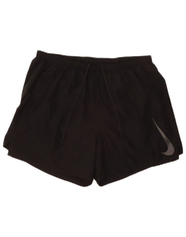 Nike Mens Dri Fit Graphic Sport Shorts Grande Poliéster Preto