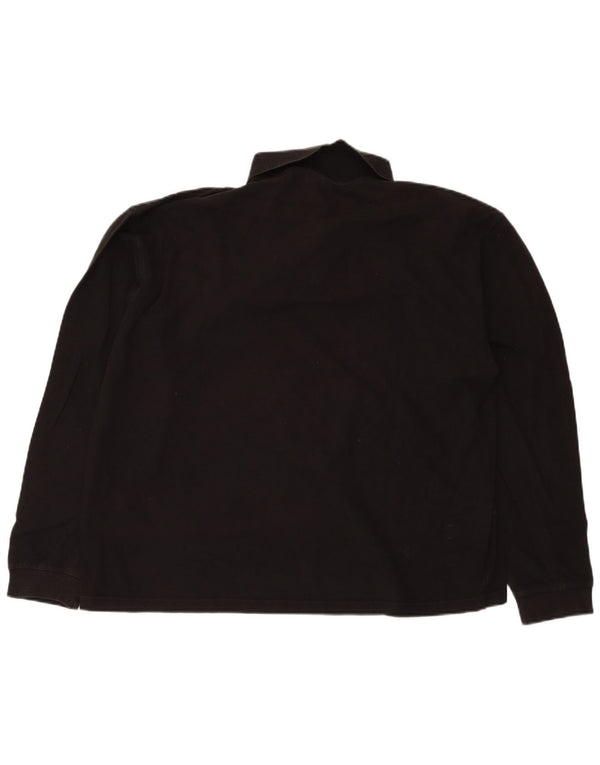 Camisa polo masculina de manga comprida Champion 2XL algodão preto