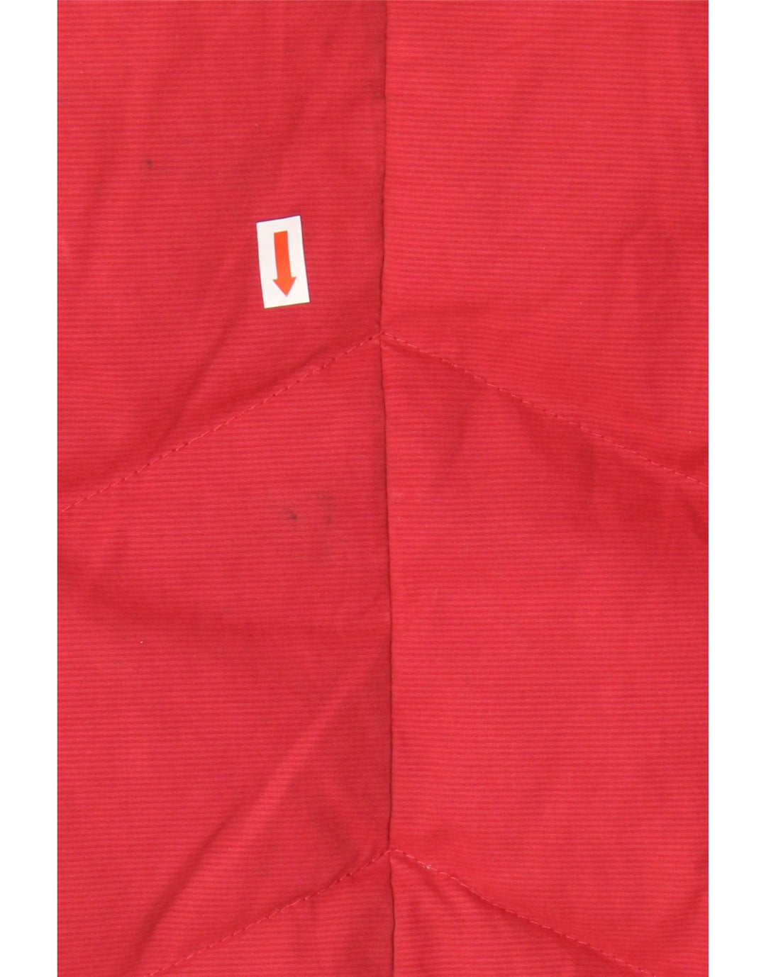 Jaqueta acolchoada com capuz feminina FAT FACE poliéster vermelho pequeno Reino Unido 10