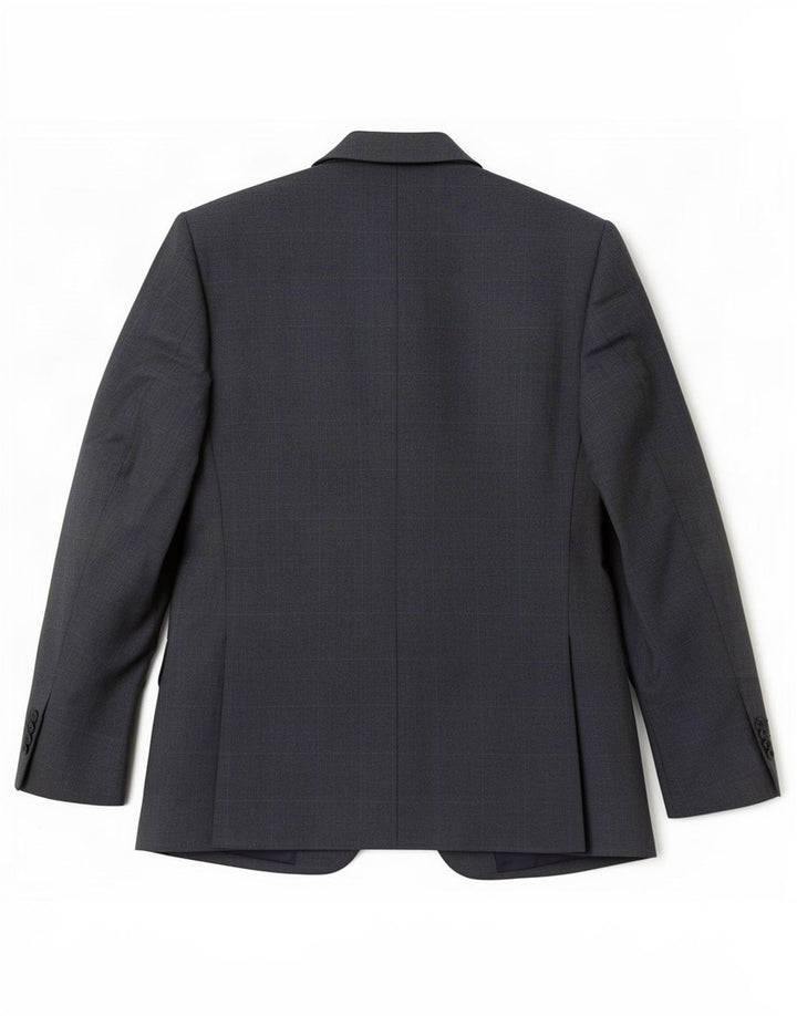 Jaqueta blazer masculina Berkley com 3 botões IT 50 grande lã azul