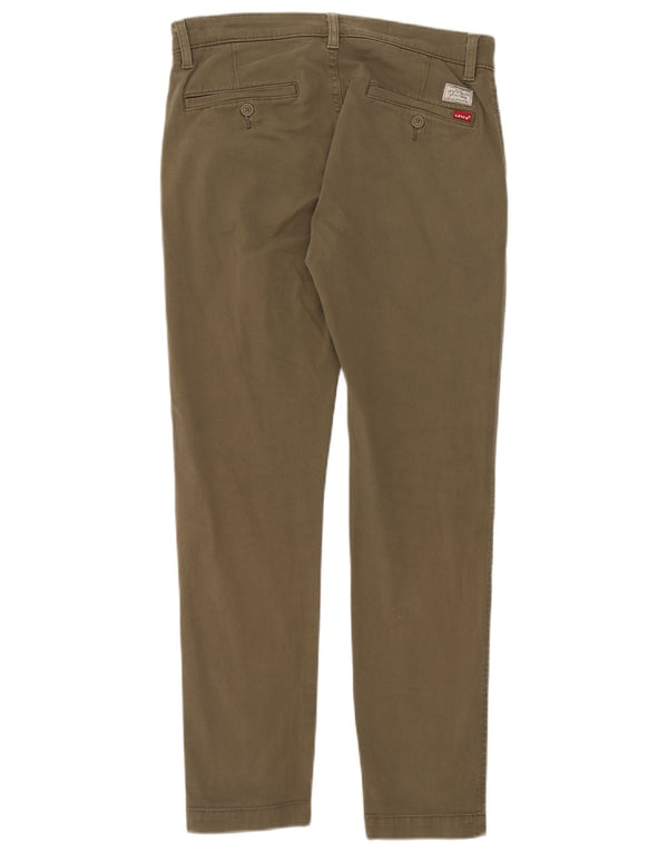Calça Chino Masculina Slim Tapered Levi's W30 L30 Algodão Cáqui