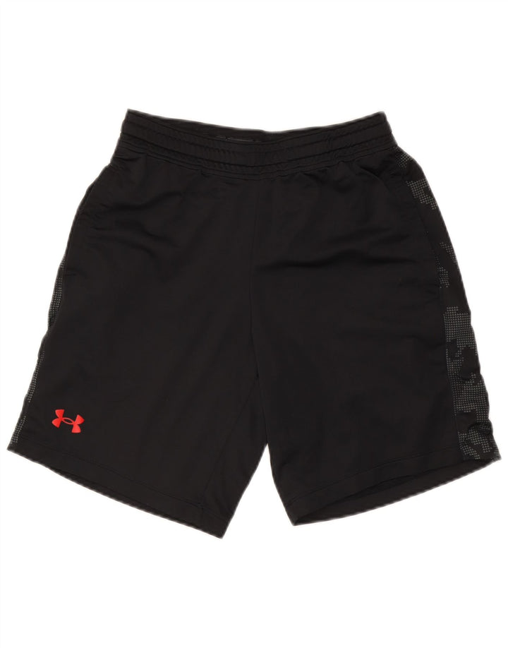 Under Armour Mens Sport Shorts Pequeno Poliéster Camuflado Preto