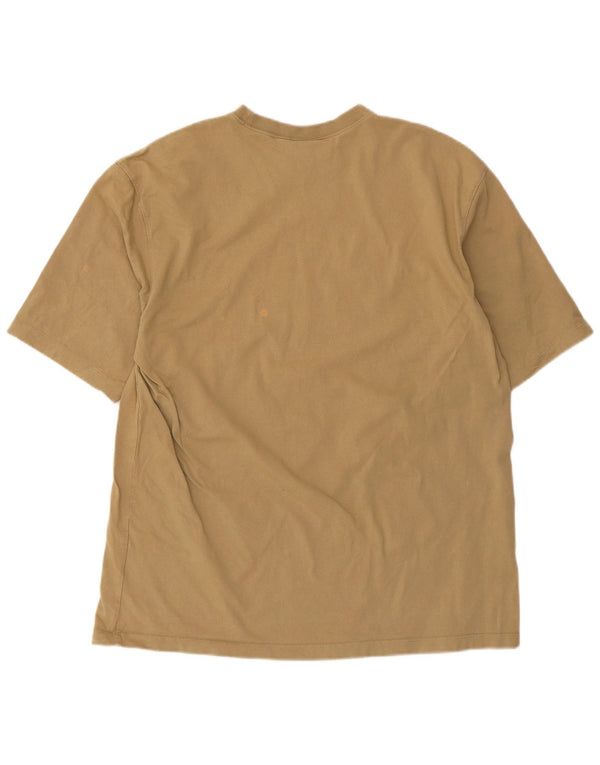 Camiseta feminina Adidas UK 14 algodão cáqui médio