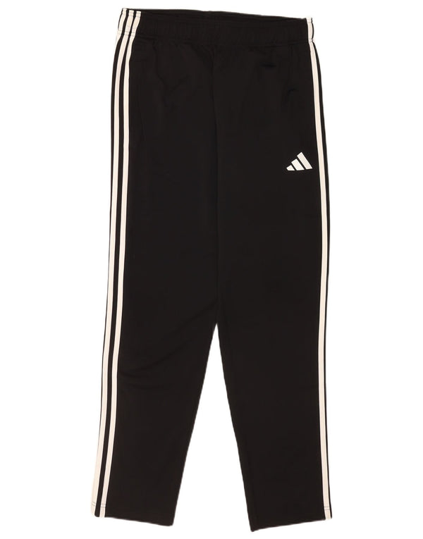 Adidas Mens Treino Calças Grandes Esportes Pretos De Poliéster