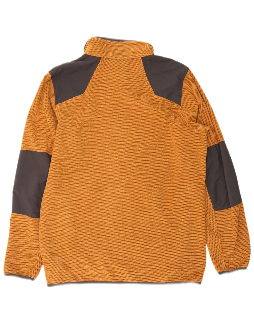 Jaqueta de lã masculina Columbia médio laranja colorblock poliéster