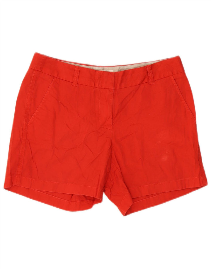 J. Crew Shorts Chino Feminino US 4 Pequeno W30 Algodão Vermelho