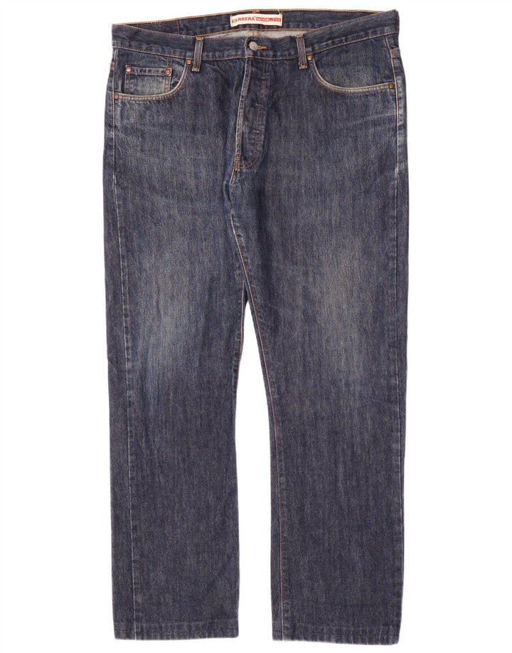 Carrera Masculino 710 Straight Jeans W40 L32 Azul Marinho Algodão