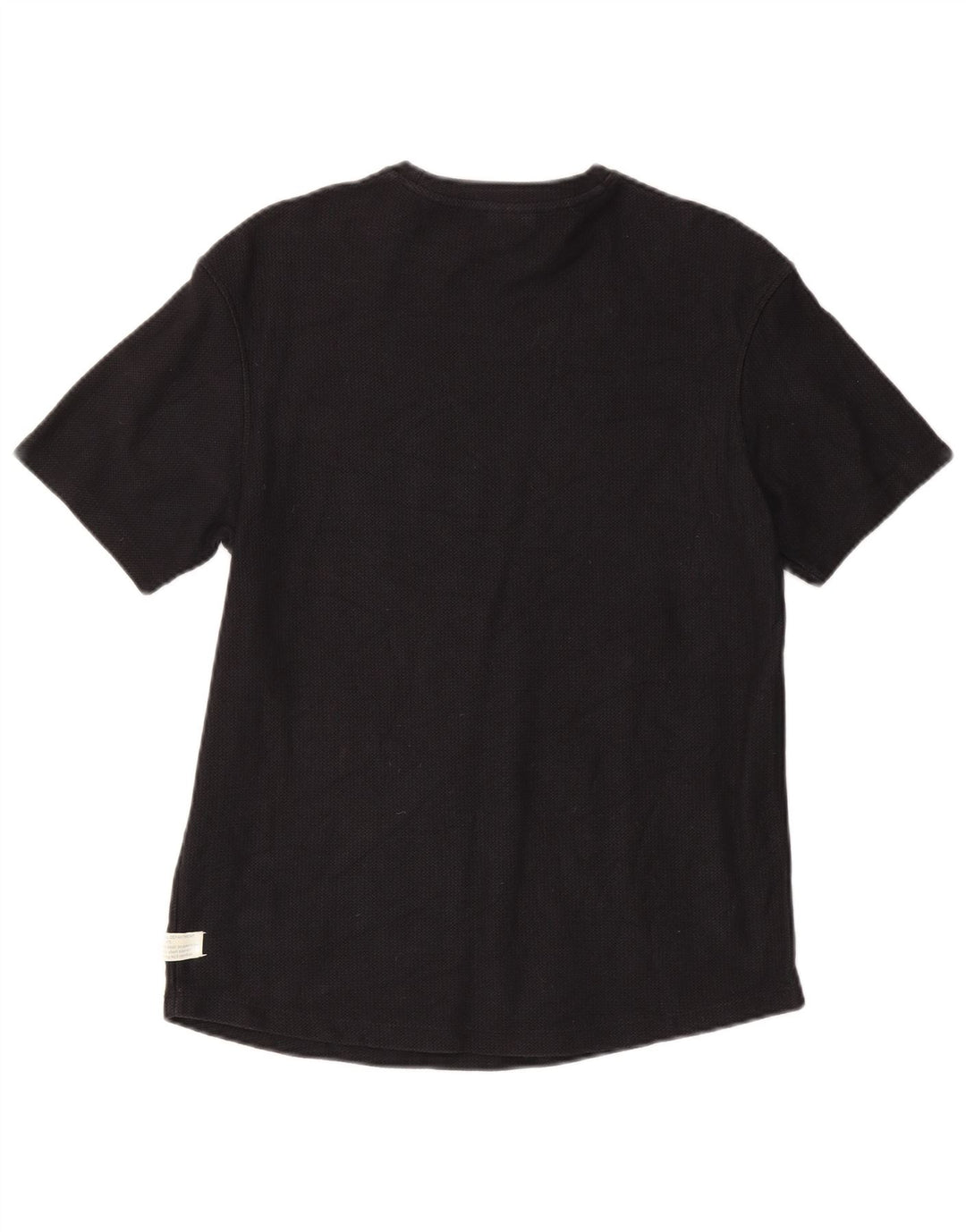 Zara Camiseta masculina Top Médio Preto