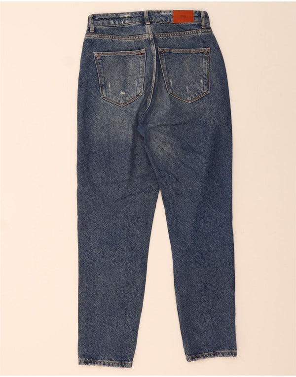 Calça jeans feminina ZARA EU 36 XS W26 L28 azul algodão