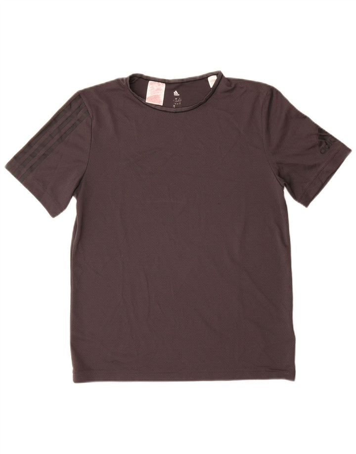 Camiseta Adidas Climacool Feminina Top UK 12 Cinza Médio Poliéster
