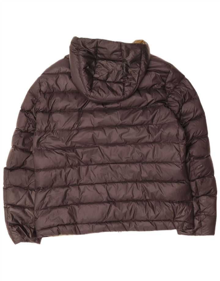 Jaqueta masculina acolchoada com capuz Blauer UK 44 2XL poliamida preta