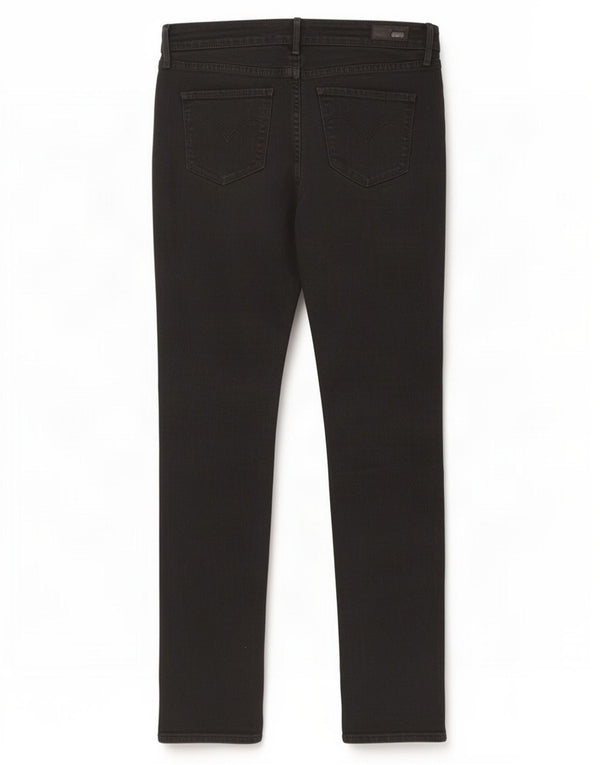 Calça jeans feminina Levi's Demi Curve Classic Rise Slim US 6 Médio W28 L34 Preto