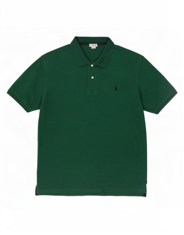US Polo Assn. Camisa masculina 3XL algodão verde