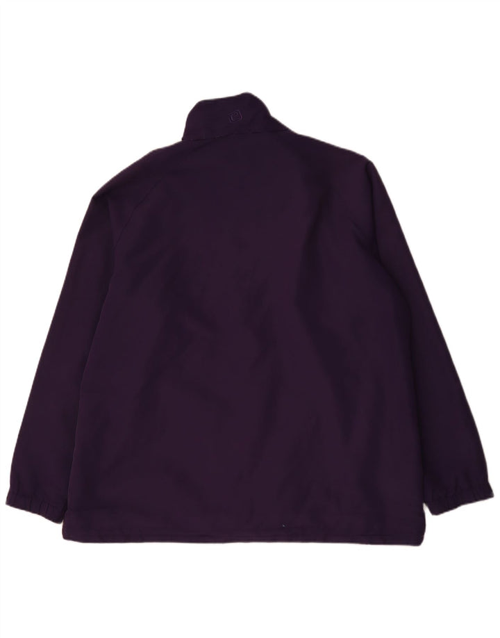 Jaqueta corta-vento feminina Mountain Essentials poliéster roxo Reino Unido 22 3XL