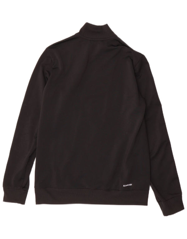ADIDAS Meninos Aeroready Tracksuit Top Jacket 13-14 Anos Preto Colourblock