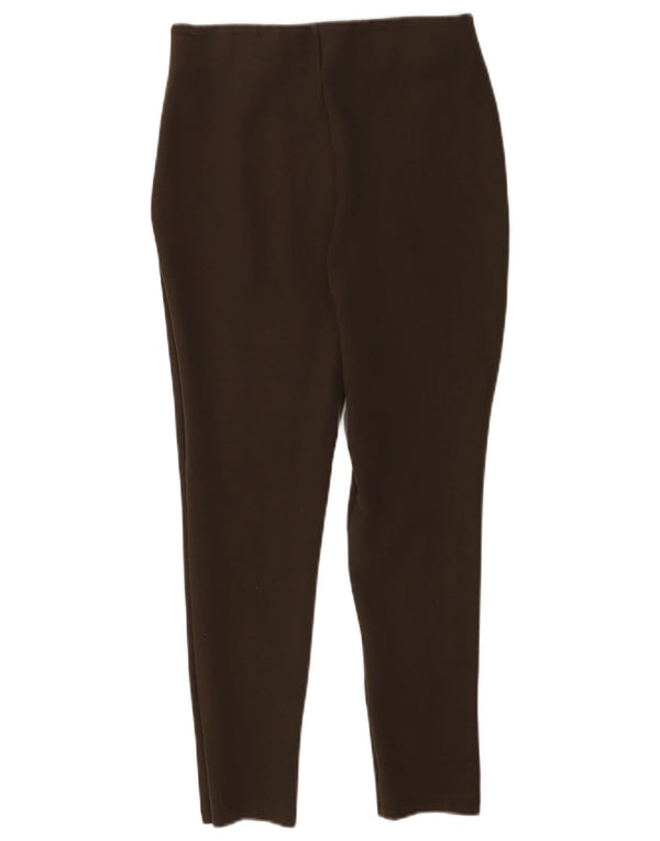 Zara Womens Crop Leggings UK 14 Grande Viscose Verde