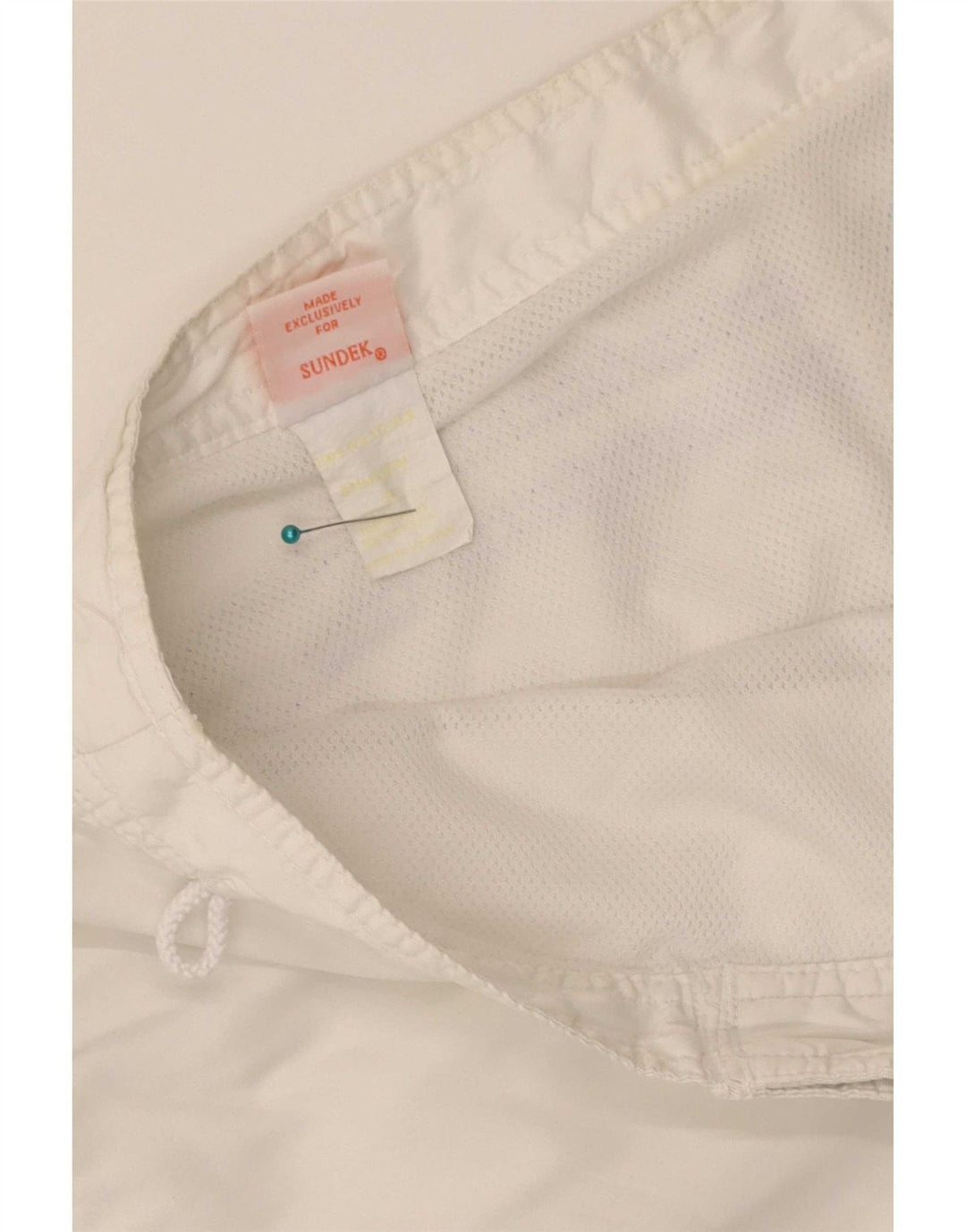 Shorts de natação masculino Sundek grande poliéster branco