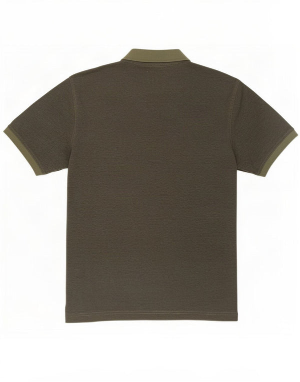 Camisa polo masculina Wrangler grande algodão listrado cáqui