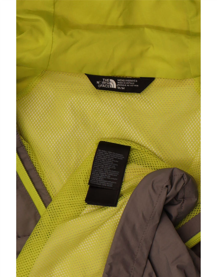 Jaqueta de chuva masculina com capuz The North Face UK 38 cinza médio Colourblock Nylon