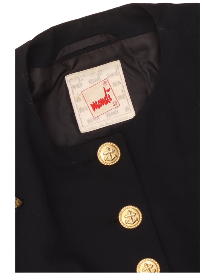 Jaqueta feminina Mondi Crop Graphic Bolero EU 38 Médio Azul Marinho