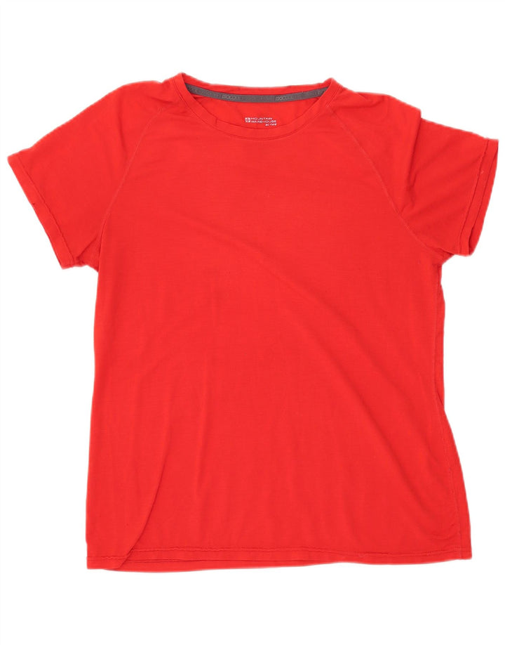 Camiseta feminina IsoCool MOUNTAIN WAREHOUSE UK 16 grande vermelha