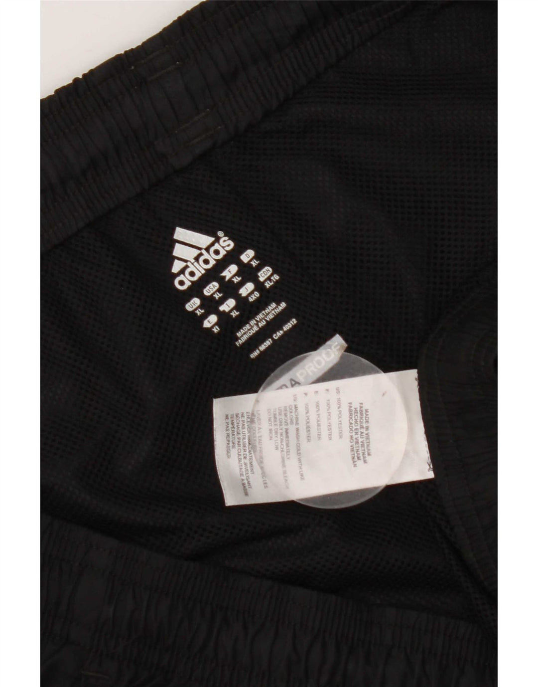 Calça Adidas Masculina Clima Proof XL Preto Poliéster