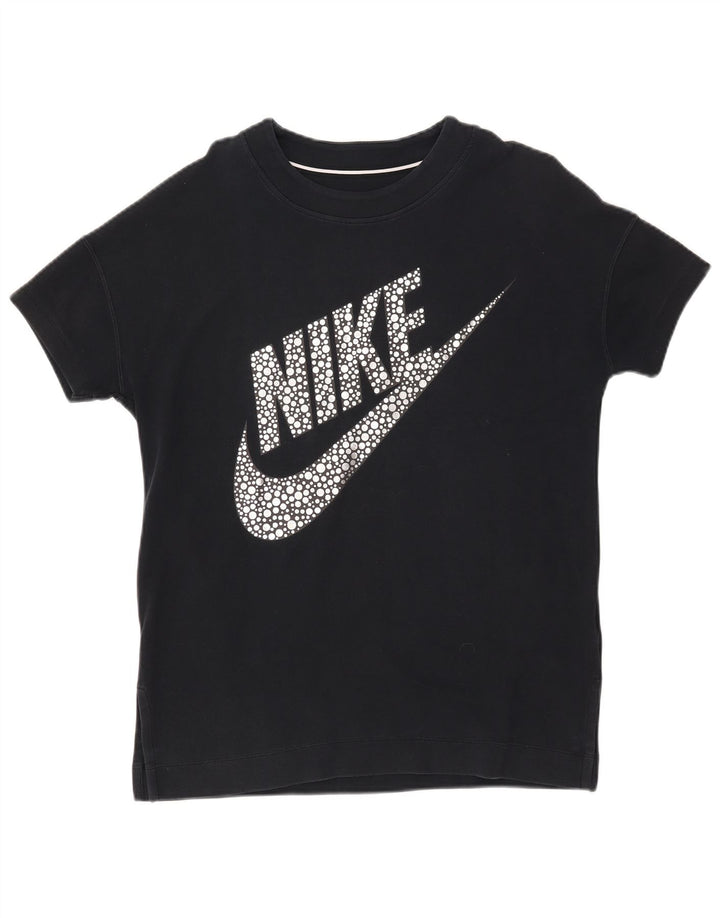 Camiseta Nike masculina gráfica Top médio azul marinho
