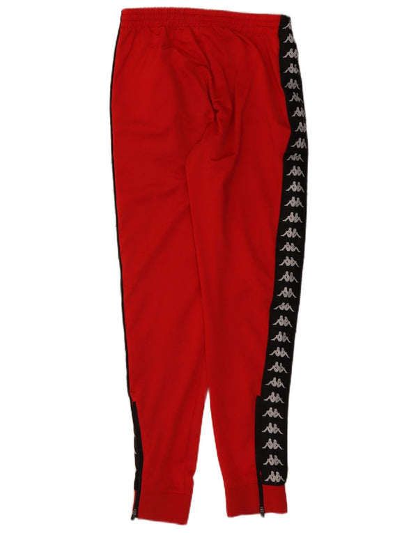 Kappa Mens Graphic Tracksuit Calças Joggers Medium Red Colourblock
