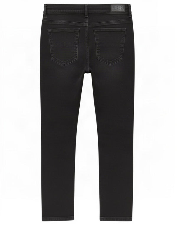 Diesel feminino D-Roisin cintura regular jeans super skinny W30 L28 preto