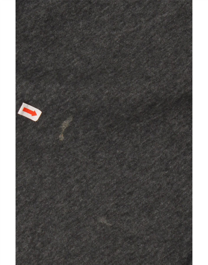 ADIDAS Mens Hoodie Jumper XL Cinza Algodão