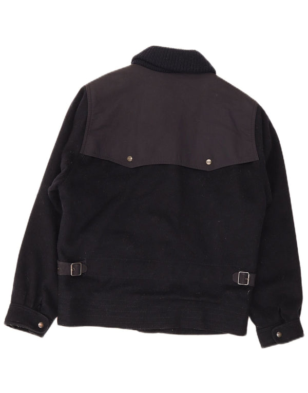 Jaqueta bomber feminina Colette Wolfgang Kaiser UK 18 XL azul marinho colorblock