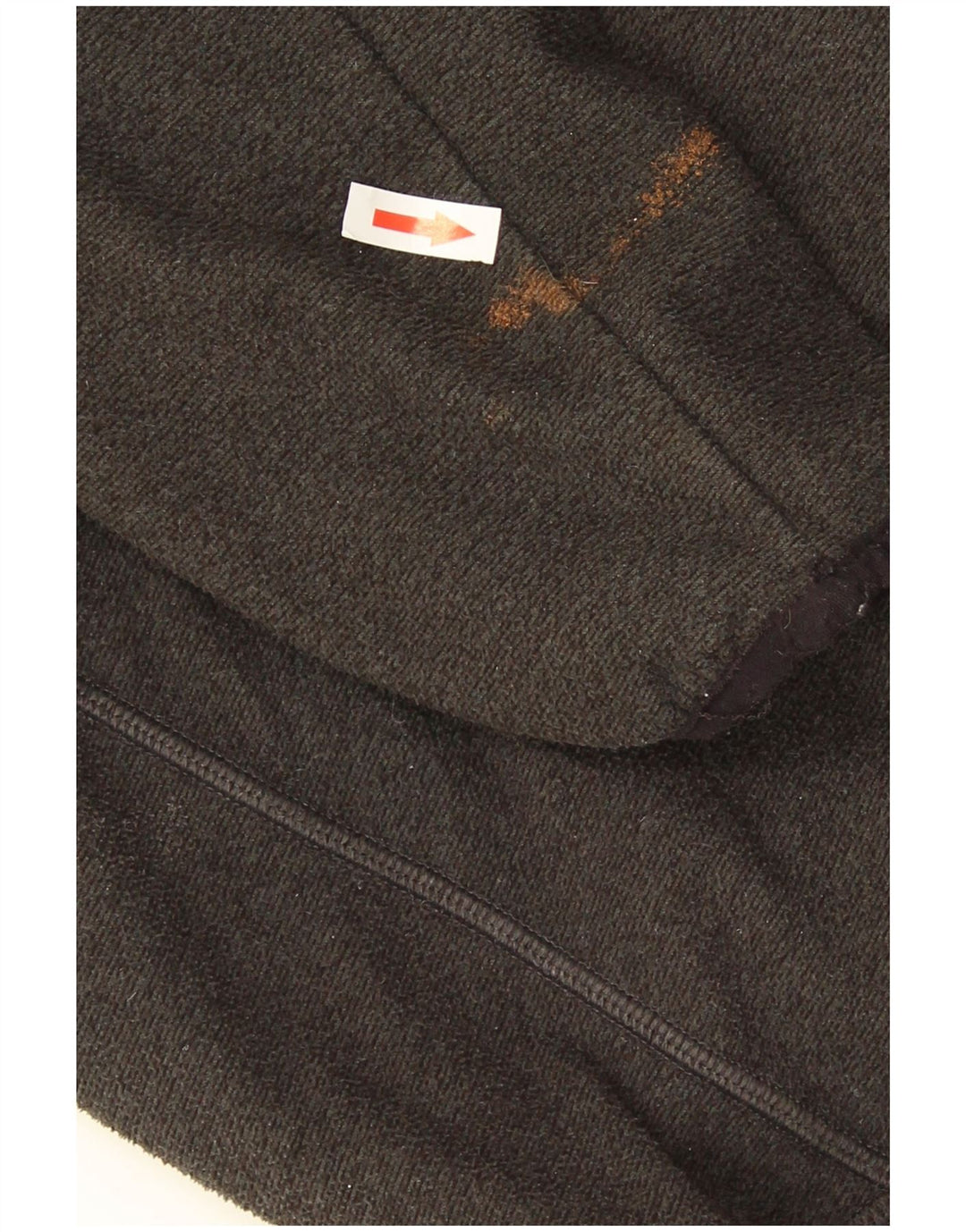 Berghaus Suéter masculino de lã com zíper e gola grande em poliéster manchado verde