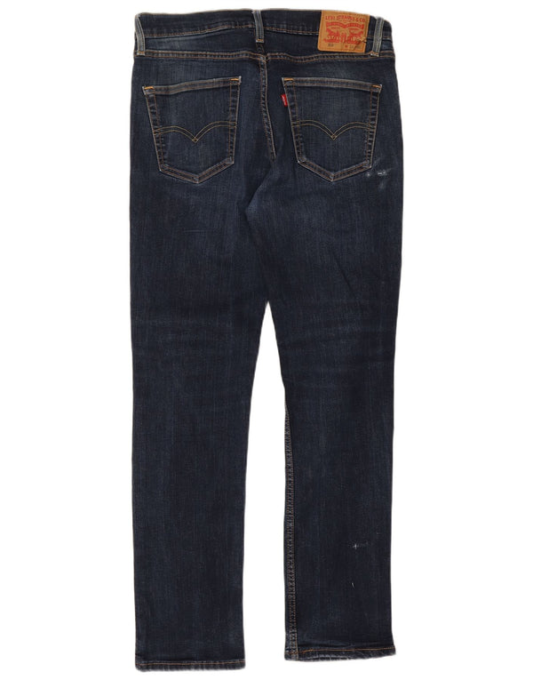 Calça Jeans Levis 511 Slim Masculina W34 L32 Azul Algodão