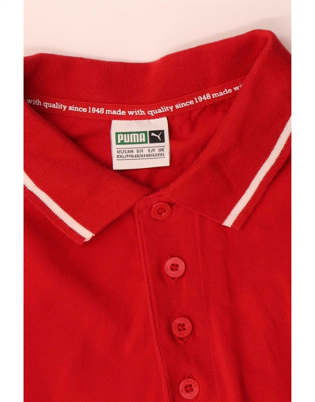Camisa polo masculina Puma 2XL algodão vermelho