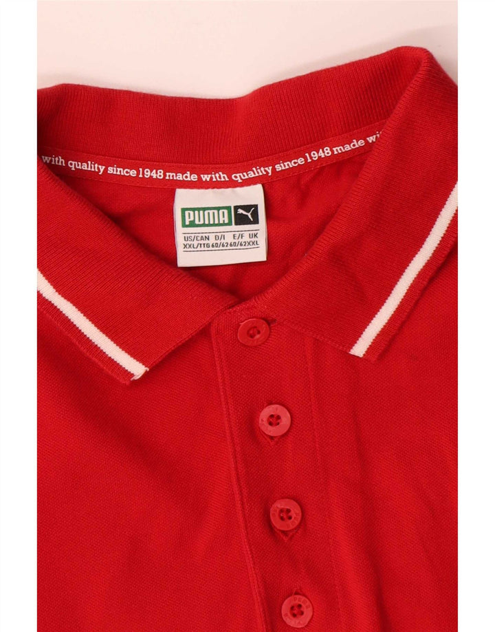 Camisa polo masculina Puma 2XL algodão vermelho