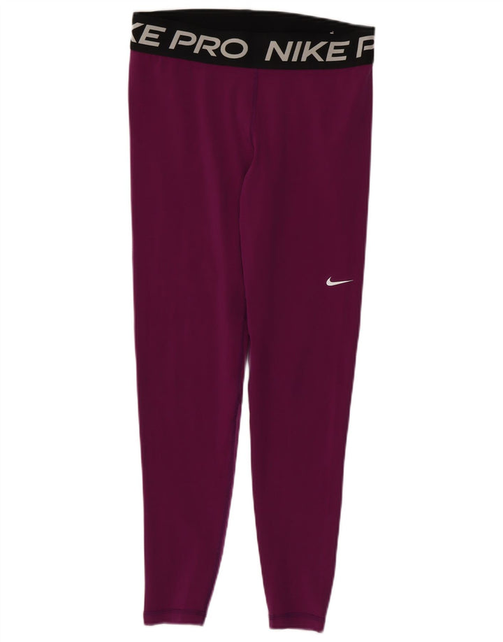 Leggings Nike Dri Fit Graphic UK 12 Médio Roxo Poliéster