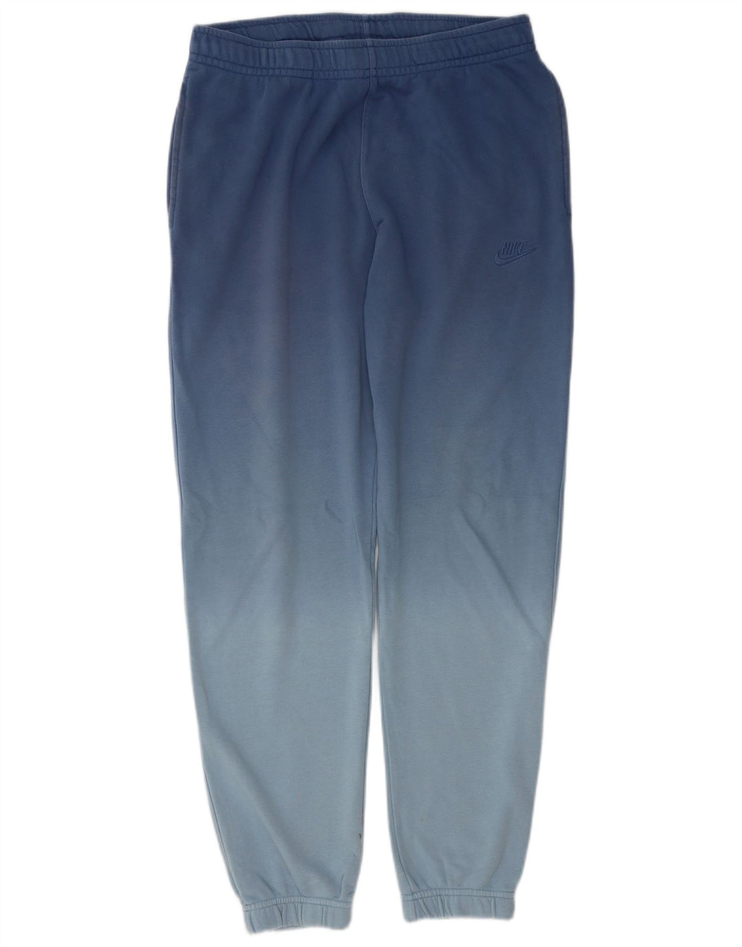 Calça de treino masculina Nike Joggers médio azul colorblock algodão