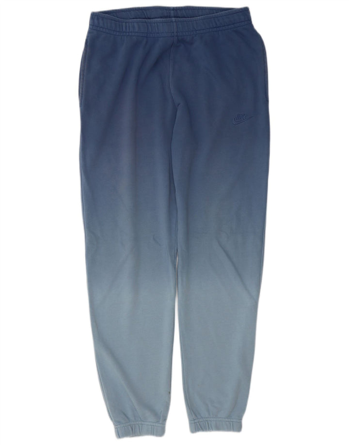 Calça de treino masculina Nike Joggers médio azul colorblock algodão