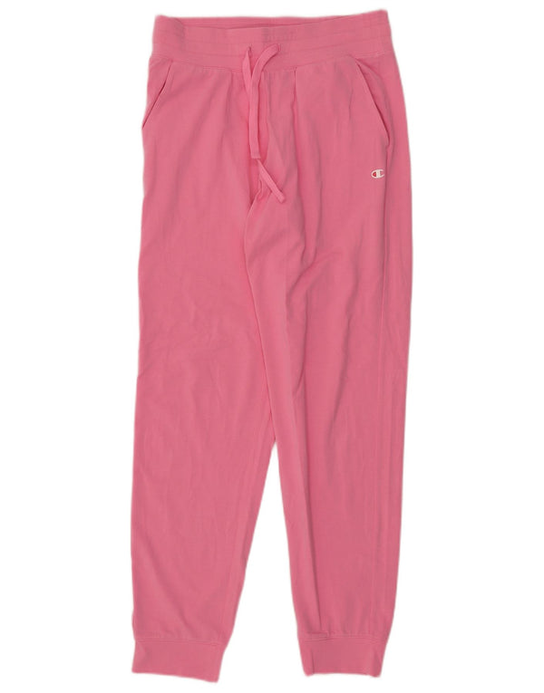 Calça de treino feminina Champion Joggers UK 14 rosa médio