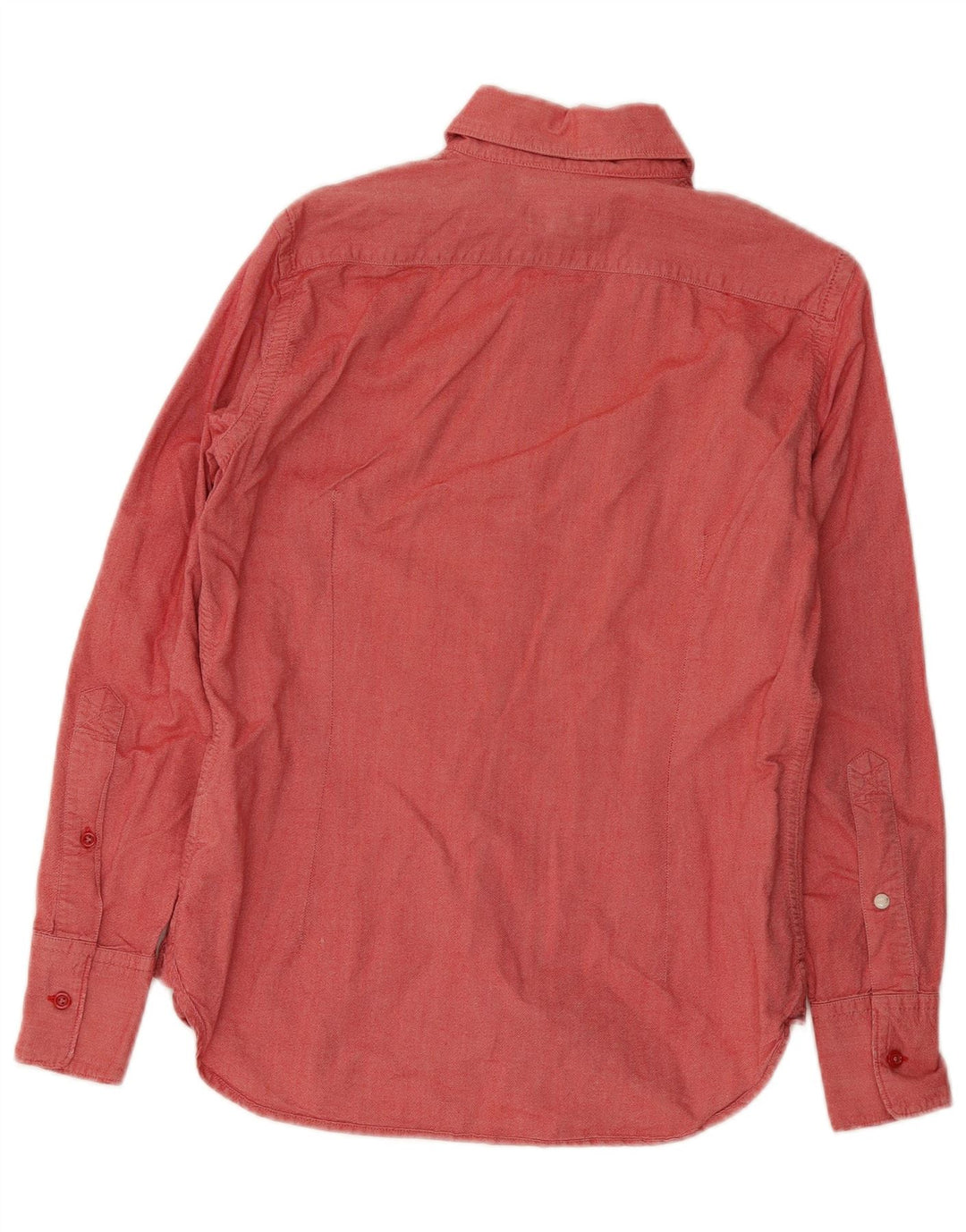 Camisa masculina Diesel Regular Fit pequena de algodão vermelho