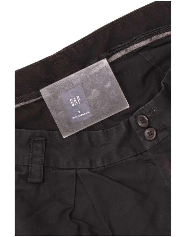 Shorts Chino Feminino Gap UK 12 Médio W32 Algodão Preto